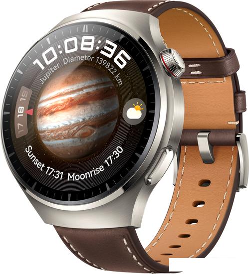 Умные часы Huawei Watch 4 Pro (с кожаным ремешком) - фото