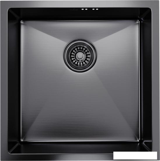 Кухонная мойка Mixline 547226 (черный графит, 3 мм) - фото