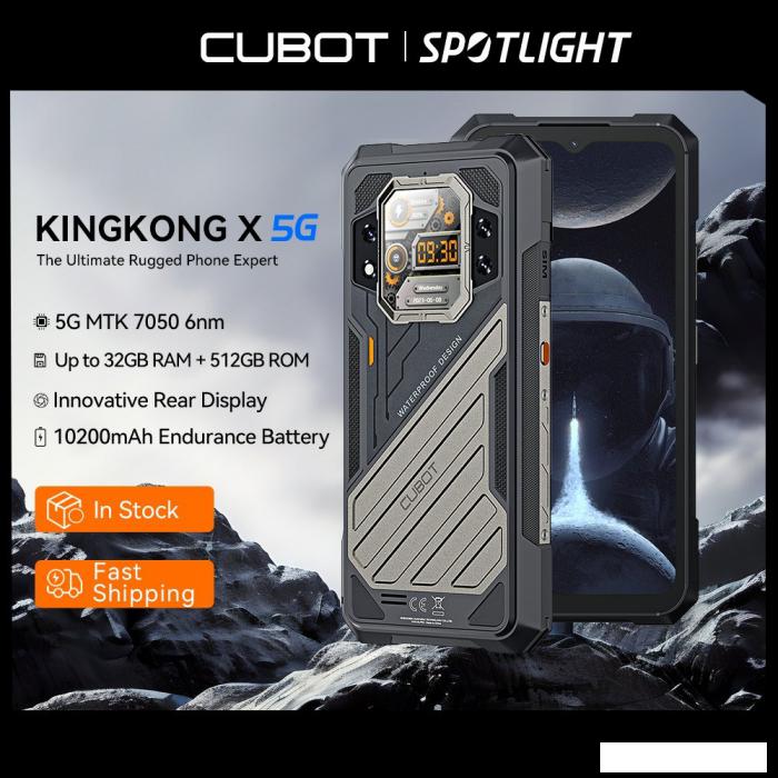 Смартфон Cubot KingKong X 16GB/256GB (черный) - фото