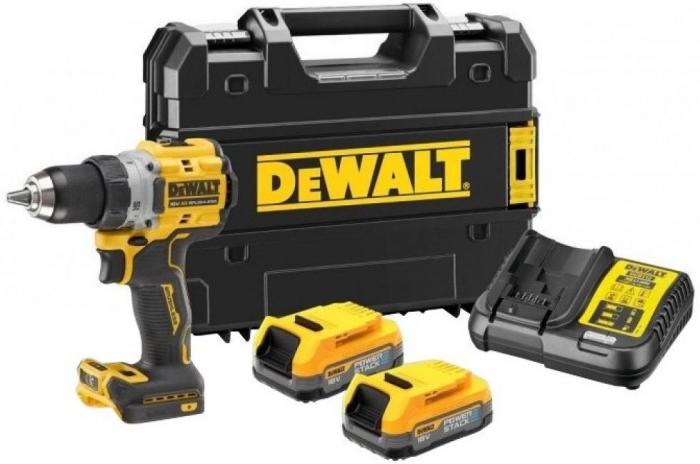 Дрель-шуруповерт DeWalt DCD800E2T (с 2-мя АКБ, кейс) - фото