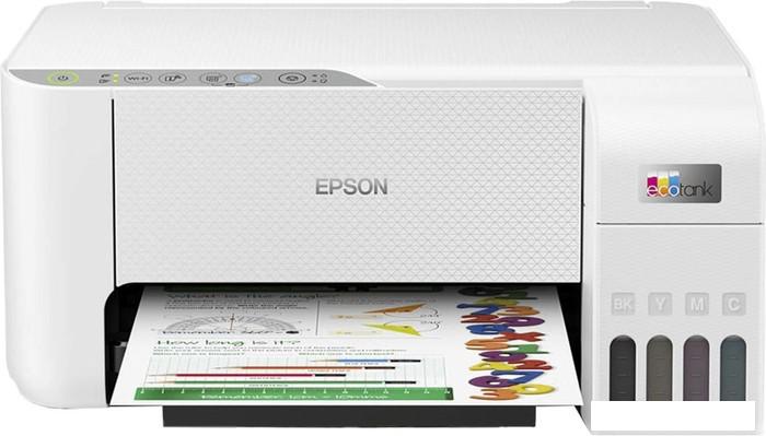 МФУ Epson EcoTank L3256 (ресурс стартовых контейнеров 4500/7500, контейнер 003) - фото