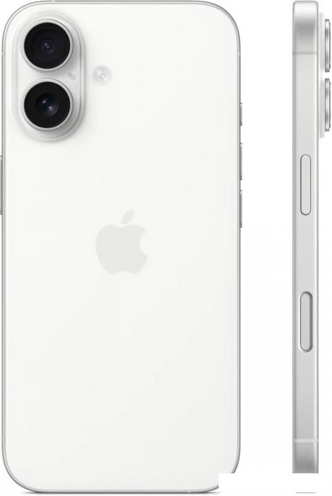 Смартфон Apple iPhone 16 128GB (белый) - фото