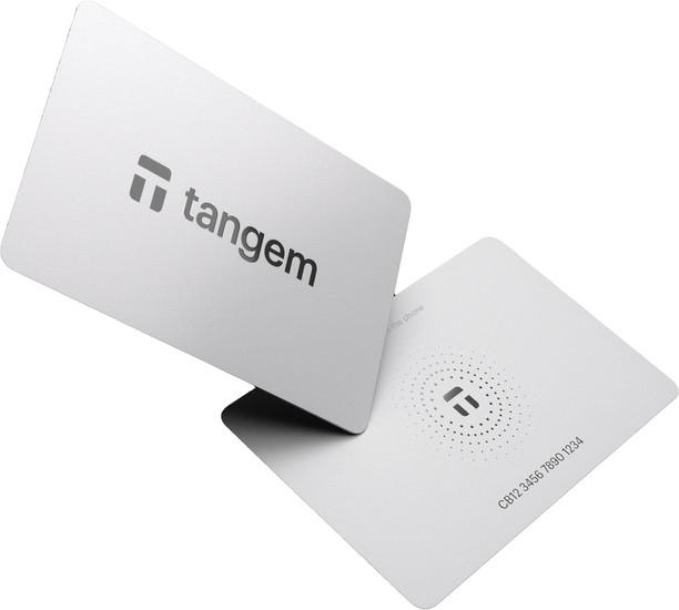 Аппаратный криптокошелек Tangem Wallet набор из 2 карт (белый) - фото