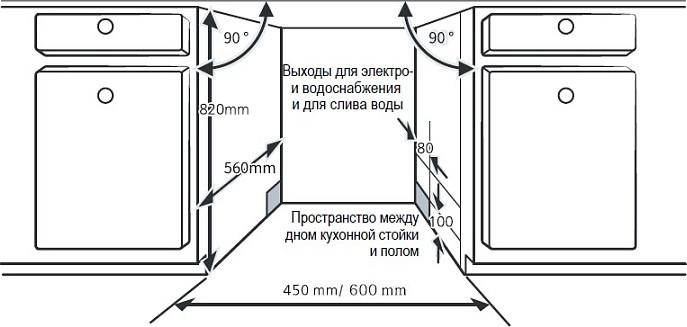 Встраиваемая посудомоечная машина Evelux BD 6004 - фото