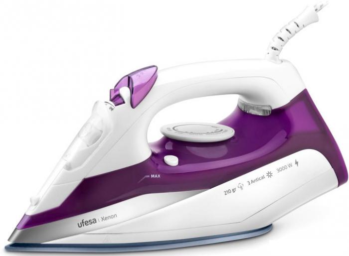 Утюг Ufesa Steam iron Xenon (белый/сиреневый) - фото