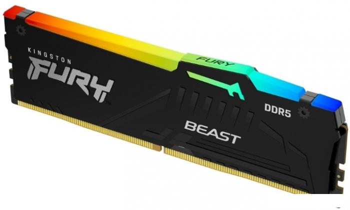 Оперативная память Kingston FURY Beast RGB 16ГБ DDR5 6800 МГц KF568C34BBEA-16 - фото