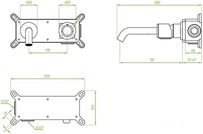 Смеситель Laveo Pretto BAO 022P - фото