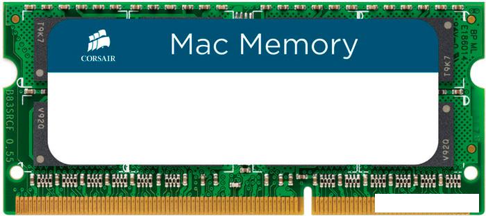 Оперативная память Corsair Mac Memory 4GB DDR3 SO-DIMM PC3-8500 (CMSA4GX3M1A1066C7) - фото