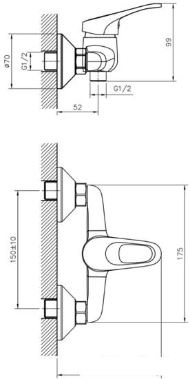 Смеситель Decoroom DR21055 - фото