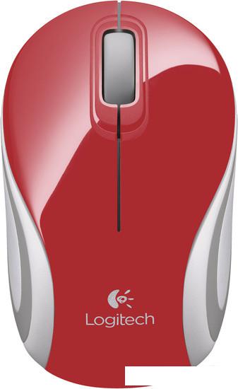 Мышь Logitech M187 (красный) - фото