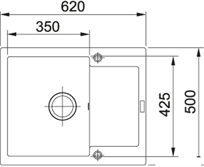 Кухонная мойка Franke MRG 611С (оникс) - фото