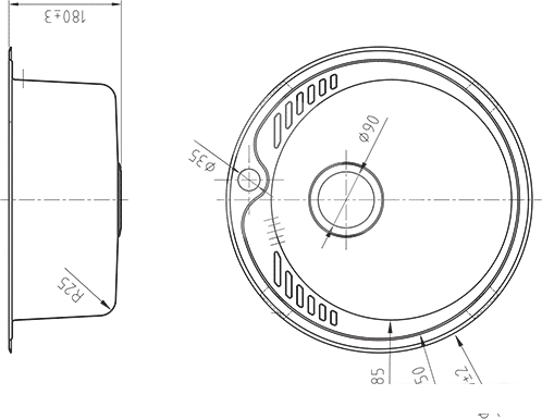 Кухонная мойка IDDIS Suno SUN49S0i77 - фото