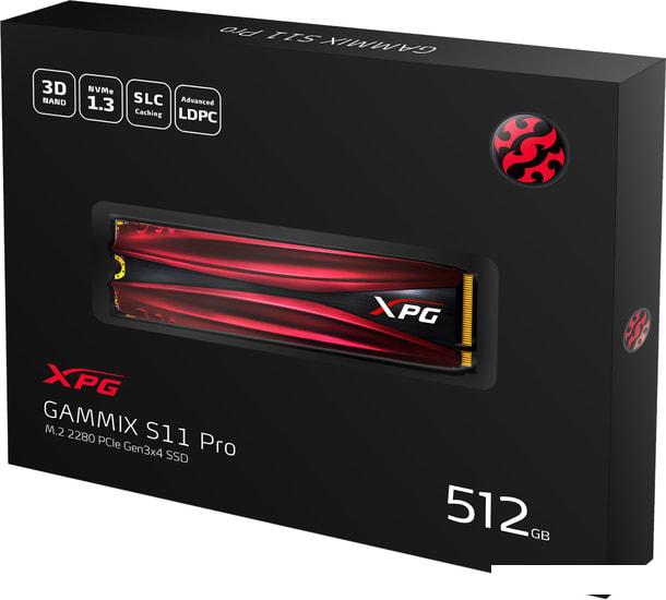 SSD A-Data GAMMIX S11 Pro 512GB AGAMMIXS11P-512GT-C - фото