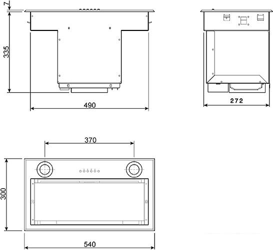 Кухонная вытяжка Smeg KSEG58PXE - фото