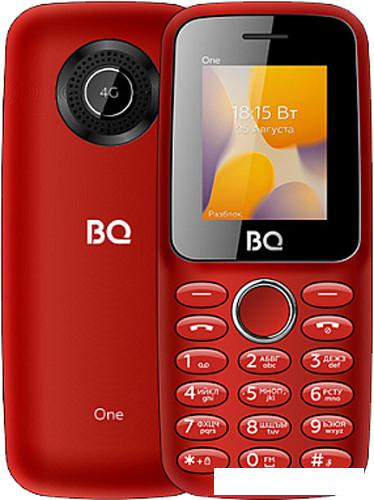 Кнопочный телефон BQ-Mobile BQ-1800L One (красный) - фото