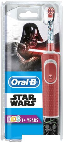Электрическая зубная щетка Braun Oral-B Kids StarWars D100.413.2K - фото