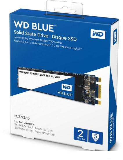 SSD WD Blue 3D NAND 2TB WDS200T2B0B - фото