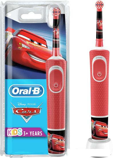 Электрическая зубная щетка Braun Oral-B Kids Cars D100.413.2K - фото