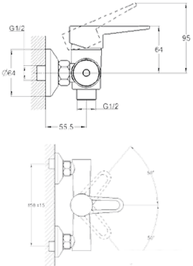 Смеситель G.Lauf NUD5-A045 - фото