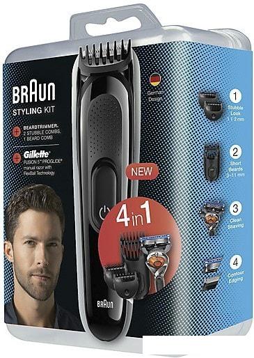 Машинка для стрижки Braun Styling Kit SK3000 - фото