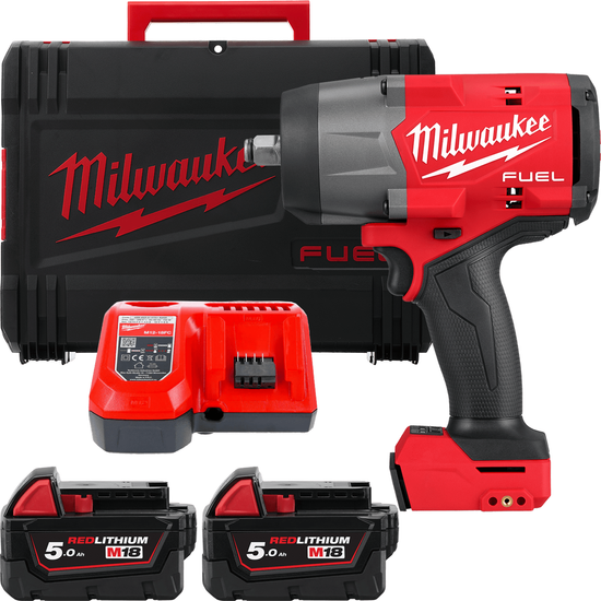 Гайковерт Milwaukee M18 FUEL M18FHIW2F12-502X 4933492783 (с 2-мя АКБ, кейс) - фото