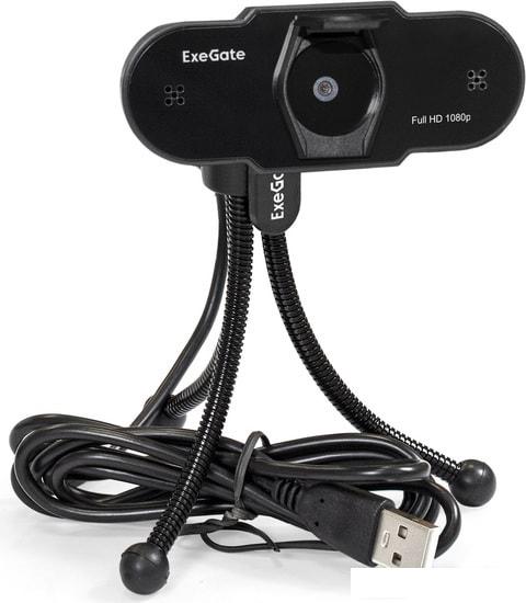 Веб-камера ExeGate BlackView C615 FullHD Tripod - фото