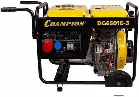 Дизельный генератор Champion DG6501E-3 - фото