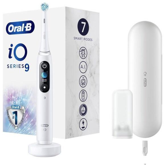 Электрическая зубная щетка Oral-B iO 9 (белый) - фото