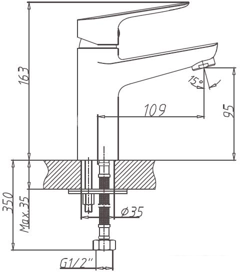 Смеситель Haiba HB10506 - фото