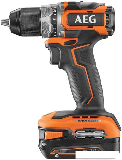 Дрель-шуруповерт AEG Powertools BS 18SBL-202C 4935472277 (с 2-мя АКБ, кейс) - фото