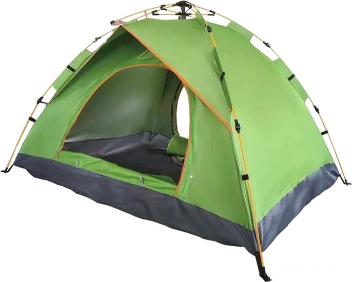 Треккинговая палатка ForceKraft FK-CAMP-1 (зеленый) - фото