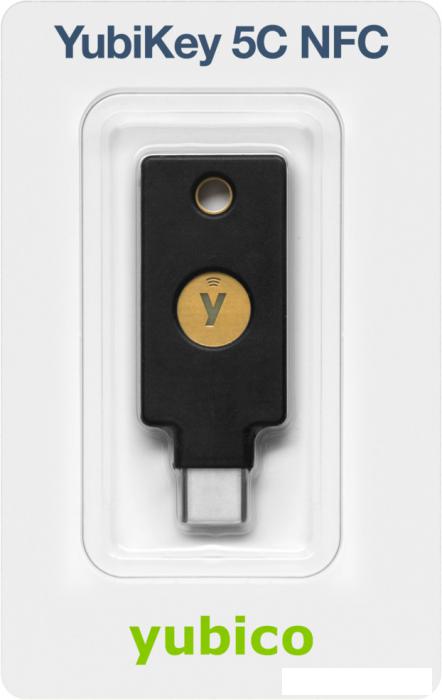 Аппаратный криптокошелек Yubico YubiKey 5C NFC - фото