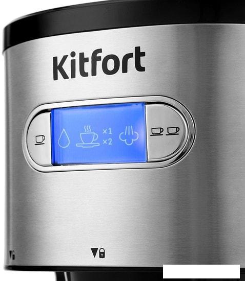 Рожковая помповая кофеварка Kitfort KT-740 - фото