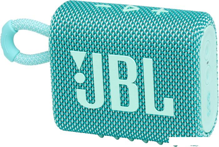 Беспроводная колонка JBL Go 3 (бирюзовый) - фото