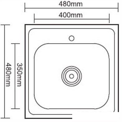 Кухонная мойка Ledeme L94848 - фото