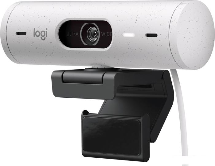 Веб-камера Logitech Brio 500 (белый) - фото