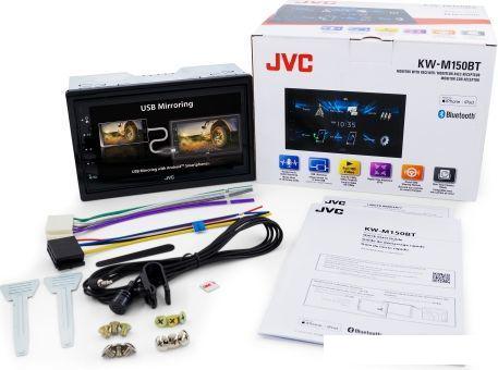 USB-магнитола JVC KW-M150BT - фото