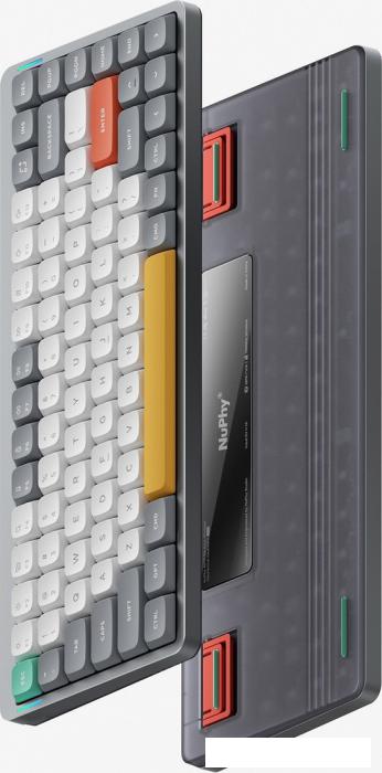 Клавиатура NuPhy Air75 V2 Lunar Gray (Gateron Low Profile Brown 2.0) - фото