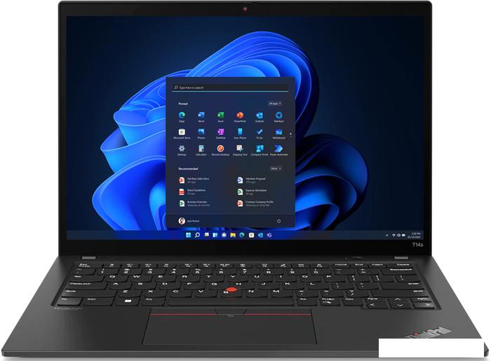 Ноутбук Lenovo ThinkPad T14s Gen 3 Intel 21BR001ERT - фото