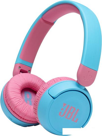 Наушники JBL JR310BT (синий/розовый) - фото