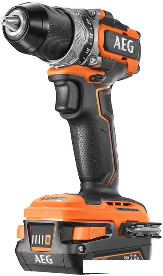 Дрель-шуруповерт AEG Powertools BS 18SBL-202C 4935472277 (с 2-мя АКБ, кейс) - фото