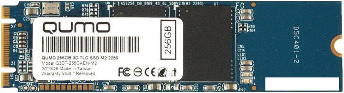 SSD QUMO Novation TLC 3D 256GB Q3DT-256GAEN-M2 - фото