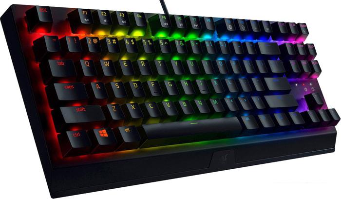 Клавиатура Razer BlackWidow V3 Tenkeyless Green Switch - фото