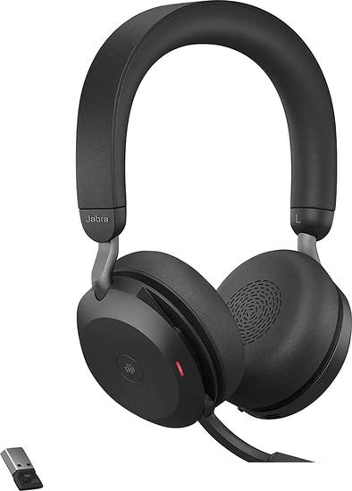 Офисная гарнитура Jabra Evolve2 75 MS Stereo USB-A (черный) - фото