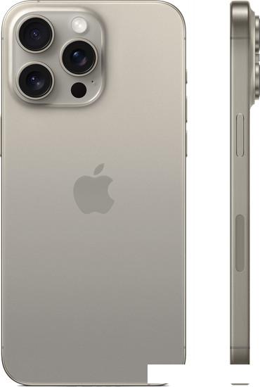 Смартфон Apple iPhone 15 Pro Max 256GB (природный титан) - фото