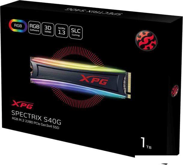 SSD A-Data XPG Spectrix S40G RGB 4TB AS40G-4TT-C - фото