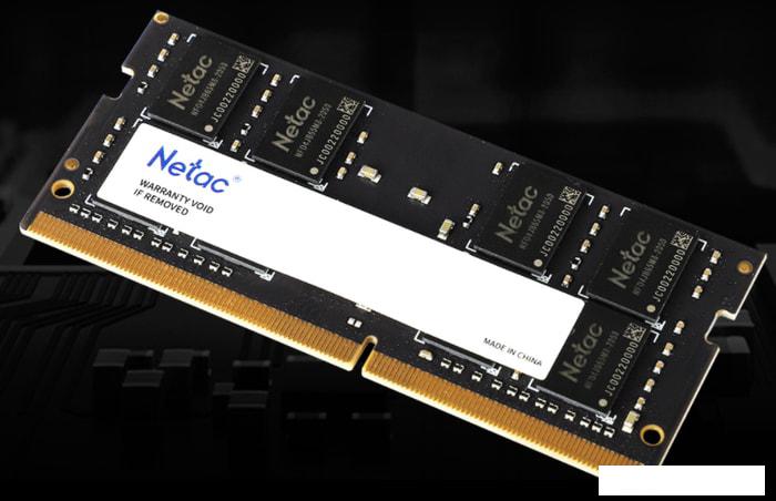 Оперативная память Netac Basic 4GB DDR4 SODIMM PC4-21300 NTBSD4N26SP-04 - фото