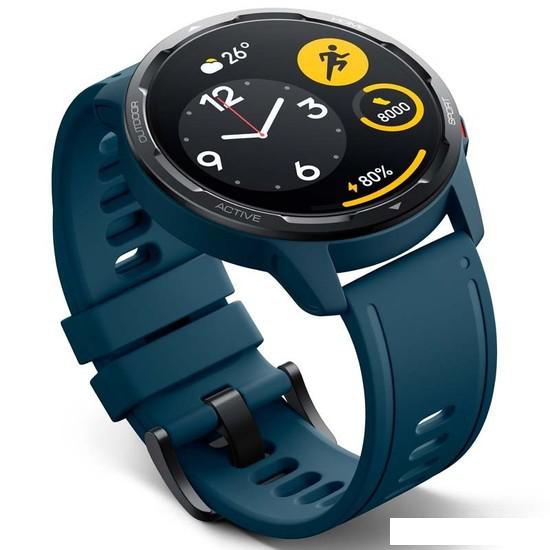 Умные часы Xiaomi Watch S1 Active (синий, международная версия) - фото