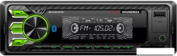 USB-магнитола Soundmax SM-CCR3187FB - фото