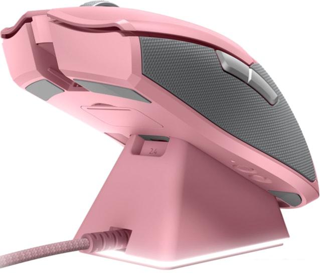 Игровая мышь Razer Viper Ultimate Quartz Pink (с док-станцией) - фото